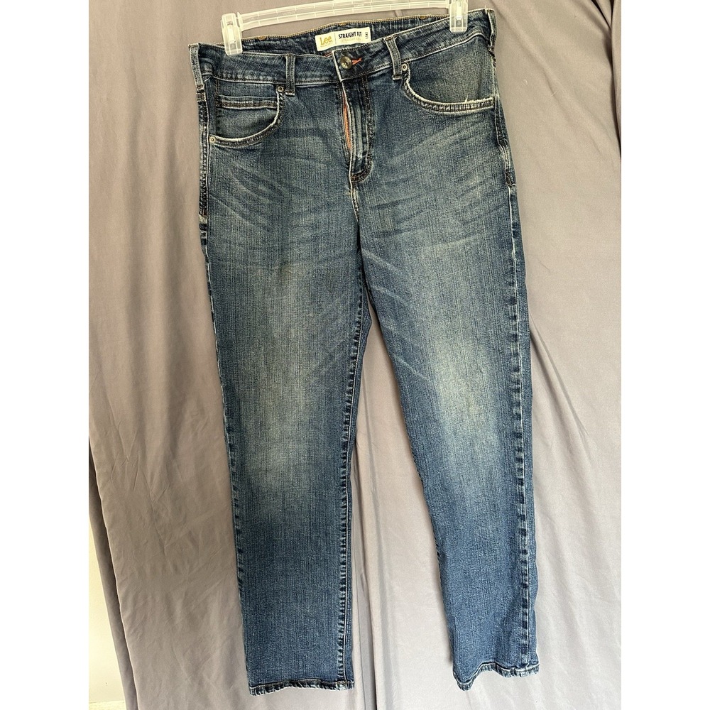 LEE L342 Jeans Straight Fit Blue Modern Series Denim Size 34x32